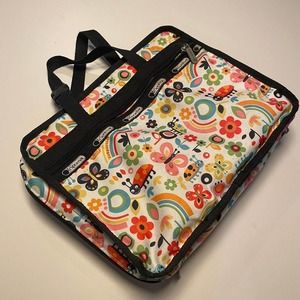 Lesportsac hanging travel makeup toiletry bag